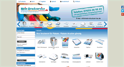 Desktop Screenshot of mein-druckservice.de
